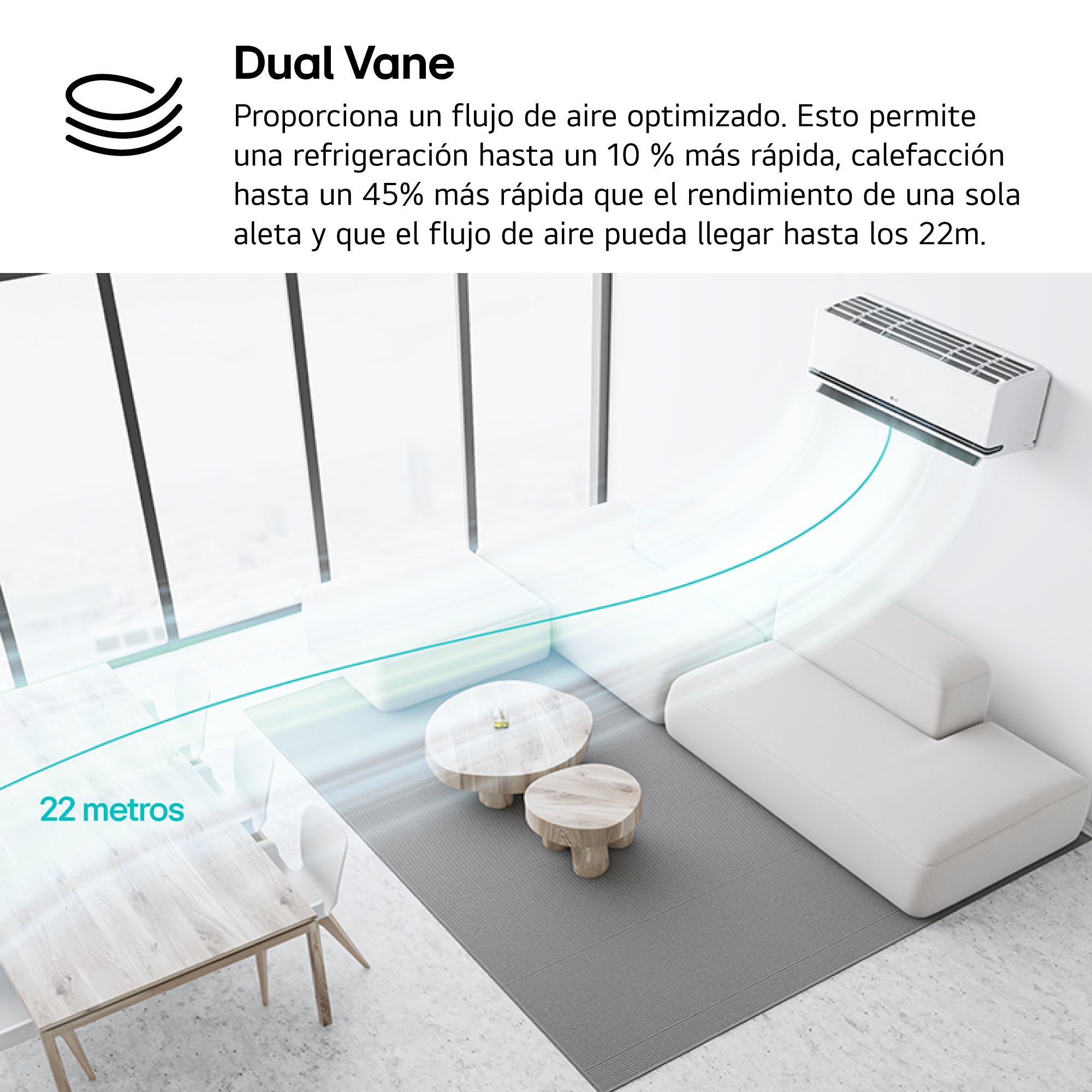 LG DualCool® 09M: Aire Acondicionado A+++/A++, Control Consumo Futuro, WIFI, MAGNA09M.SET